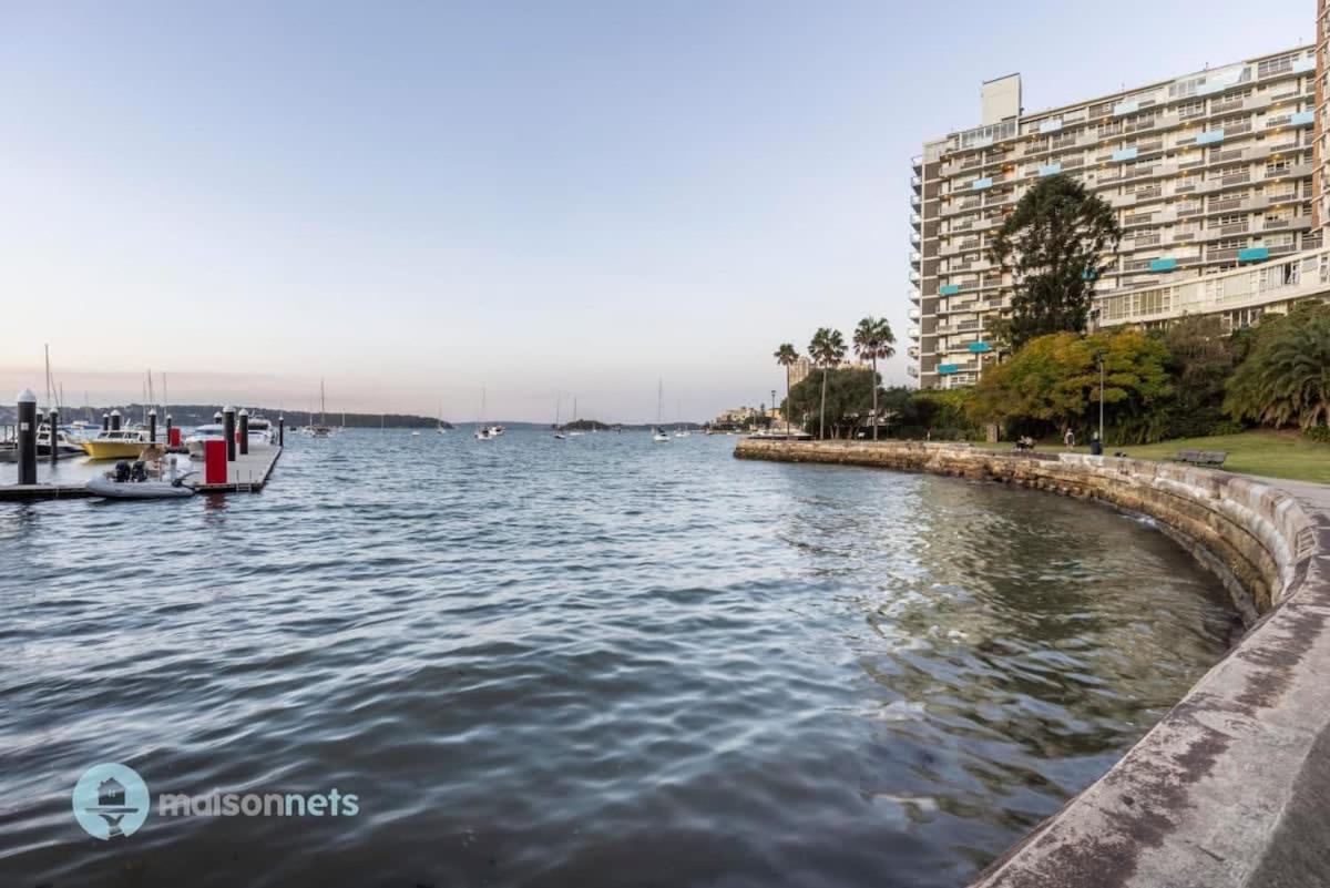 Studio Apt With Parking Balcony & Water Views Sídney Exterior foto