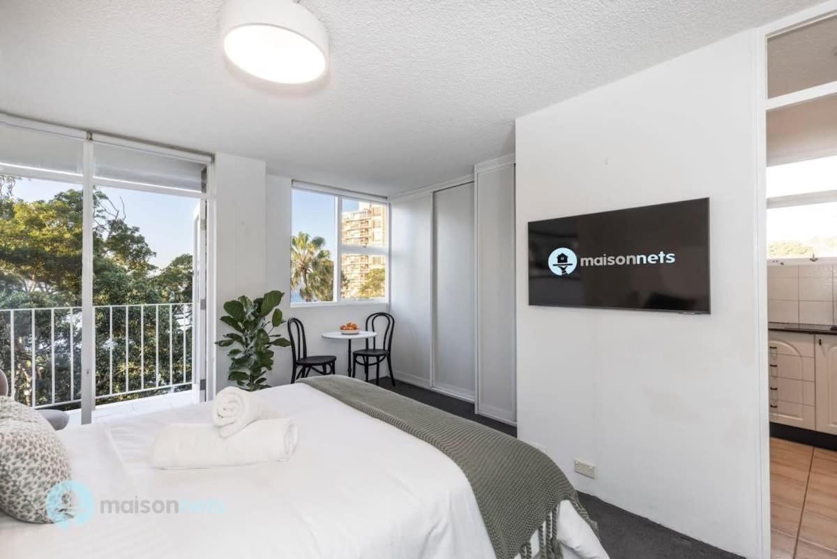 Studio Apt With Parking Balcony & Water Views Sídney Exterior foto